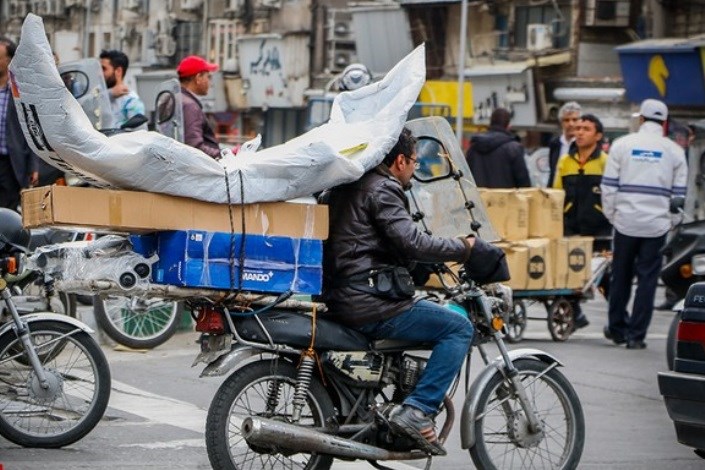  موتورسیکلت‌های حمل بار و کالا در تهران ساماندهی می شود