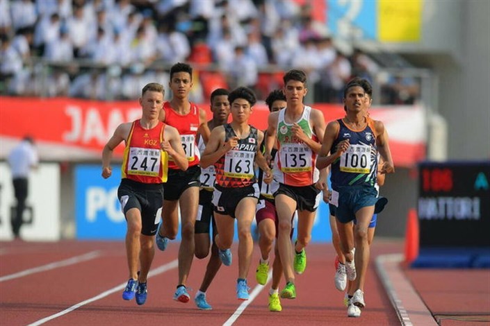 مدال نقره دوی ۸۰۰ متر جوانان آسیا برای نماینده ایران