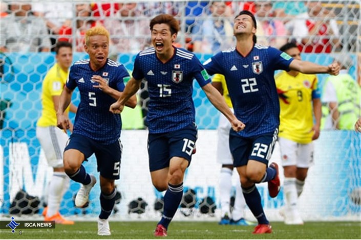 کلمبیا یک - ژاپن 2/ پیروزی سخت سامورایی‌ها مقابل تیم 10 نفره