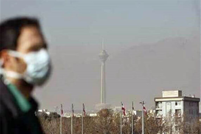 هوای  تهران  برای گروه‌های حساس ناسالم است