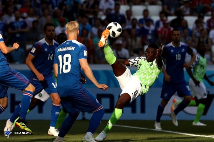 تساوی نیجریه و ایسلند در نیمه اول