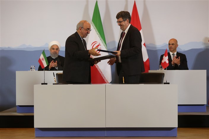  سه سند همکاری بین ایران و سوئیس امضا شد