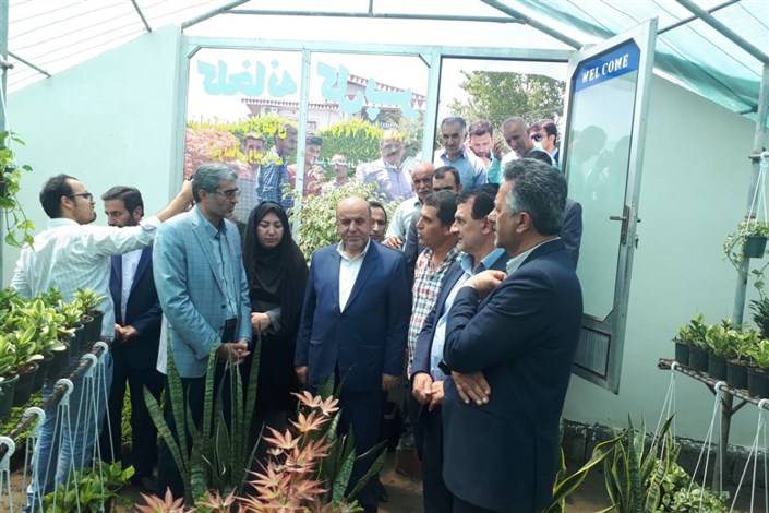افتتاح طرح های یک روستا یک محصول در شهرستان عباس آباد