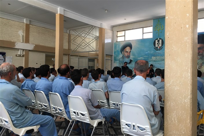 افتتاح کتابخانه درمرکز نگهداری ازمعتادان  اخوان در ملارد