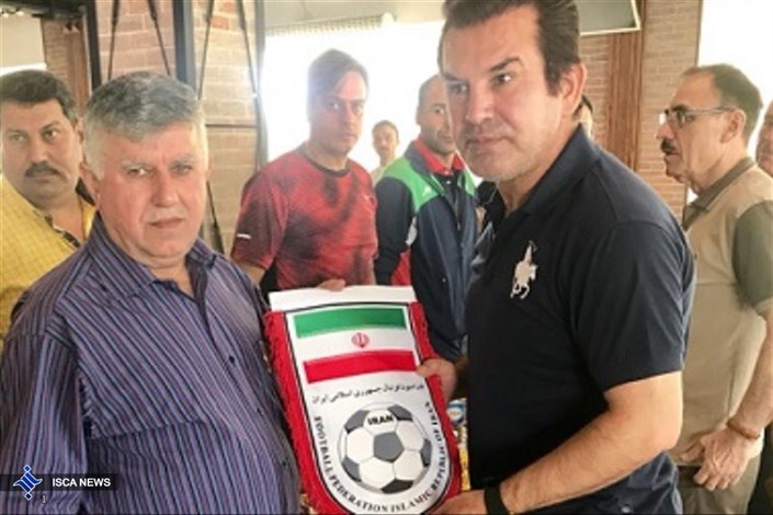 دیدار مدیر تیم امید ایران با رییس فدراسیون فوتبال عراق