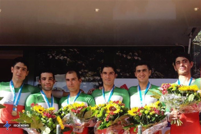  تبریک رئیس فدراسیون دوچرخه سواری بعد از قهرمانی ایران