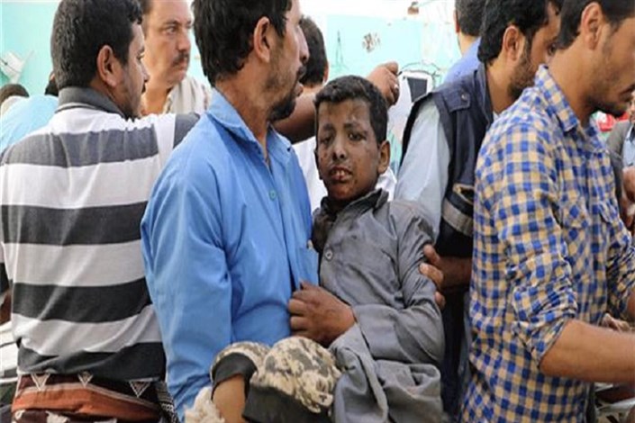 حمله هواپیماهای ائتلاف عربی به اتوبوس کودکان در یمن