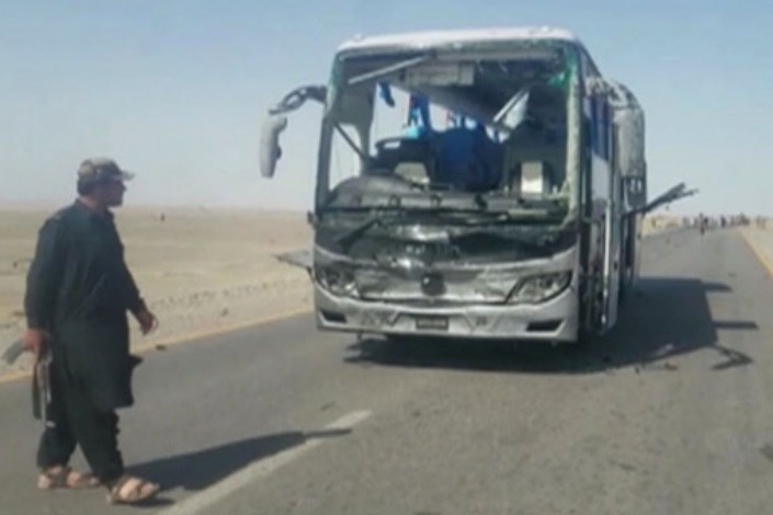 حمله انتحاری به اتوبوسی در پاکستان