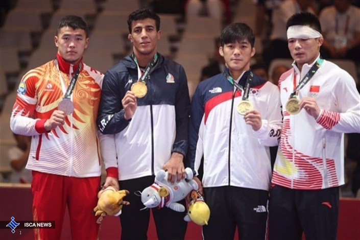 قهرمانی تیم ملی کشتی فرنگی ایران در بازی‌های آسیایی ۲۰۱۸