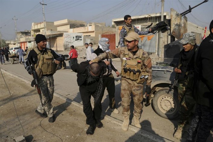 ۱۶ تروریست داعش در موصل دستگیر شدند