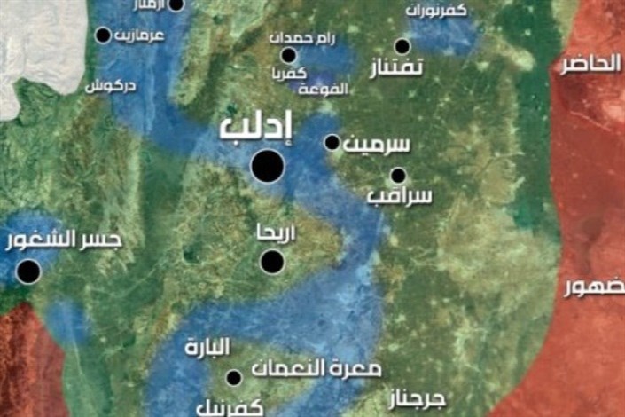 جت های روسی و سوری به مواضع مخالفان در ادلب حمله کردند