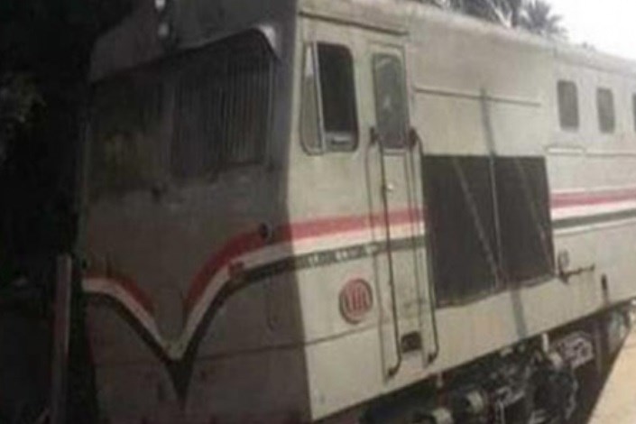 خروج قطار از ریل در مصر