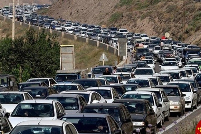  ترافیک سنگین در جاده های شمال