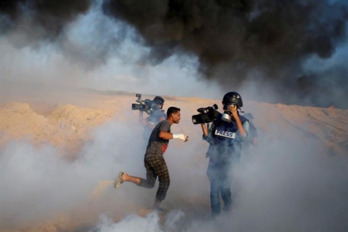 حمله رژیم صهیونیستی به خبرنگاران غزه