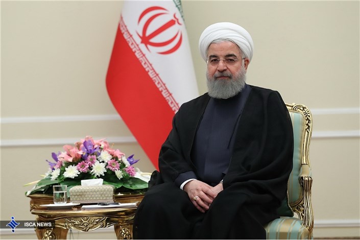 استقبال رسمی روحانی از رئیس جمهور عراق 