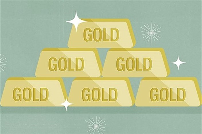 طلا در پایین‌ترین قیمت شش هفته گذشته ایستاد