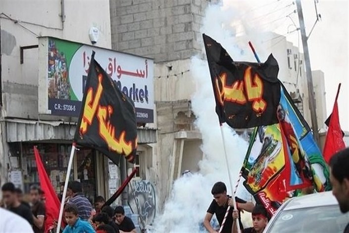 اعتراض بحرینی ها به رژیم آل خلیفه در مورد هتک حرمت مظاهر حسینی