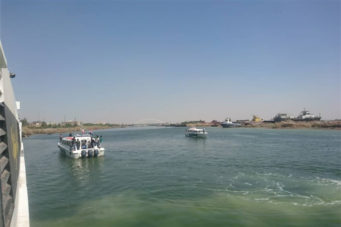 راه اندازی مسیر آبی خرمشهر _ بصره با اتوبوس های دریایی