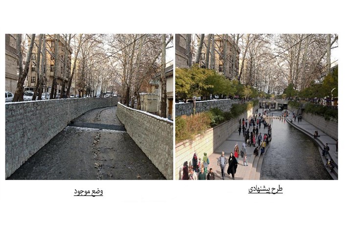 طراحی الگوی پیاده‌راه مسیل زرگنده با استفاده از شاخص‌های زیبایی‌شناسی شهری