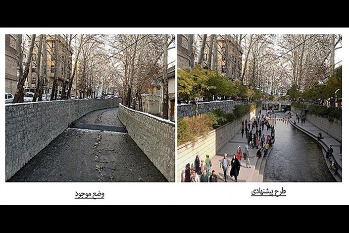 طراحی پیاده‌راه مسیل زرگنده با استفاده از شاخص‌های زیبایی‌شناسی شهری