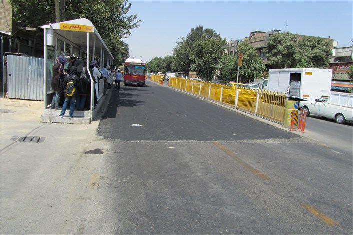 استفاده از شیوه های نوین برای زیر سازی ایستگاه های اتوبوس تندرو در مرکز تهران‎