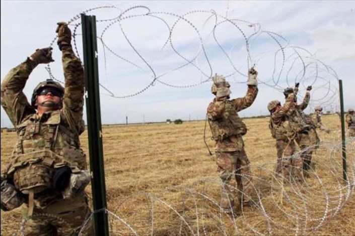 نظامیان آمریکا در مرز مکزیک باقی می مانند