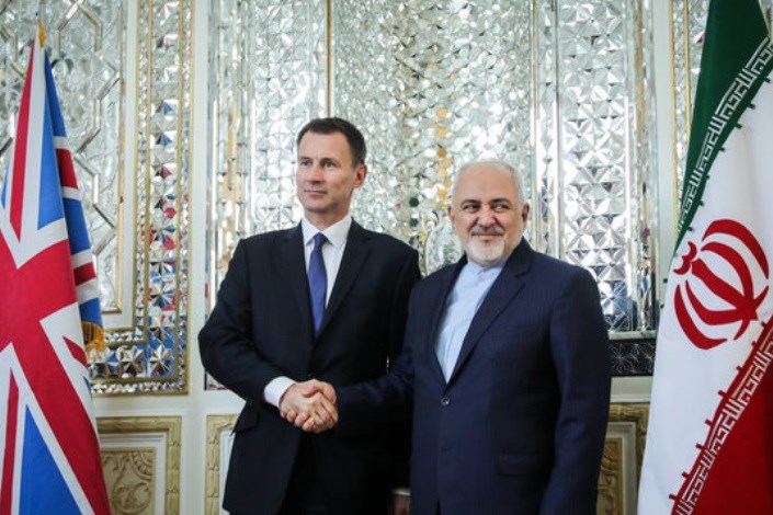 وزرای خارجه ایران و انگلیس دیدار و گفتگو کردند 