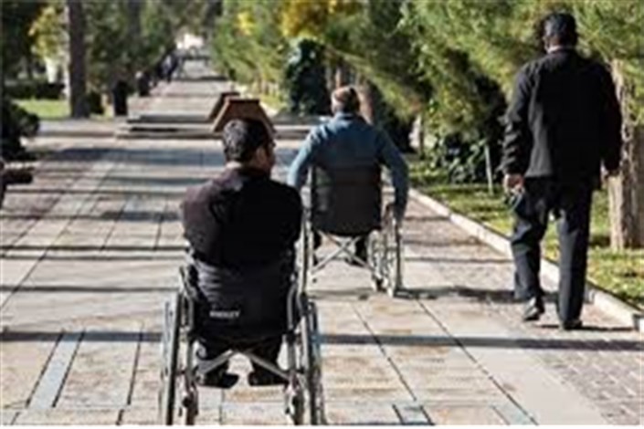 مناسب سازی سومین بوستان منطقه13 برای  معلولان