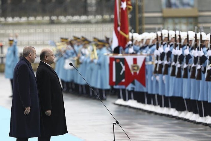 دیدار رئیس جمهور عراق از ترکیه 