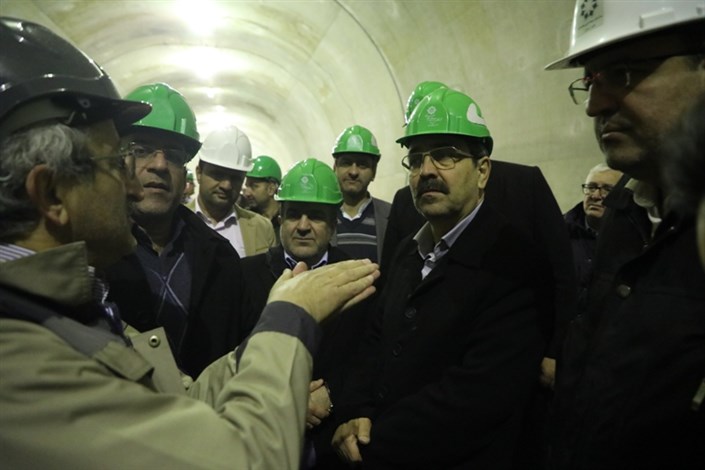 بازدید معاون شهردار تهران از روند اجرای طرح تونل و بزرگراه شهید شوشتری 