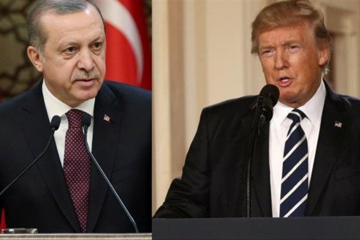 تماس تلفنی ترامپ و اردوغان درمورد شمال سوریه
