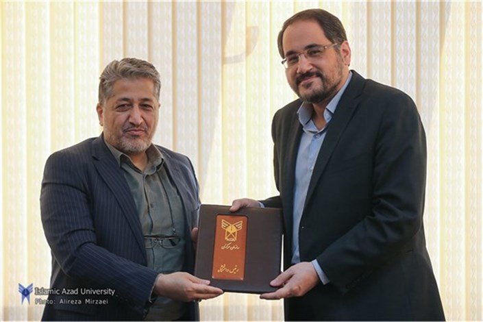 مراسم معارفه رئیس پژوهشگاه و شبکه آزمایشگاهی دانشگاه آزاد اسلامی برگزار شد