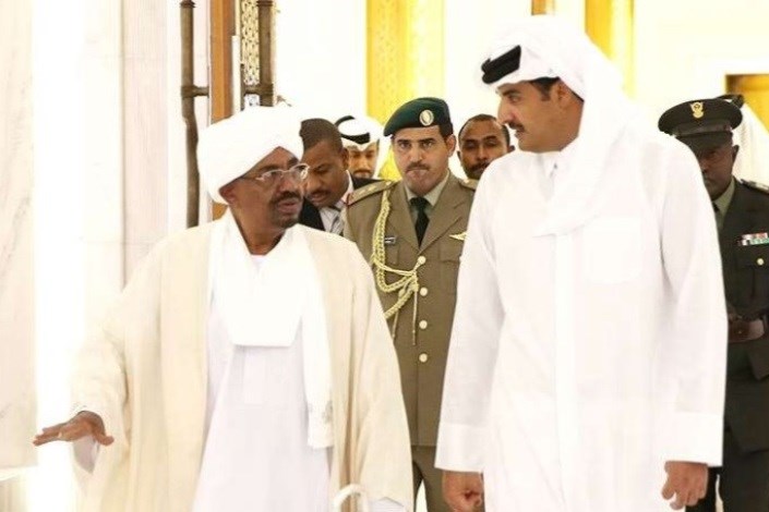 دیدار امیر قطر و رئیس جمهور سودان