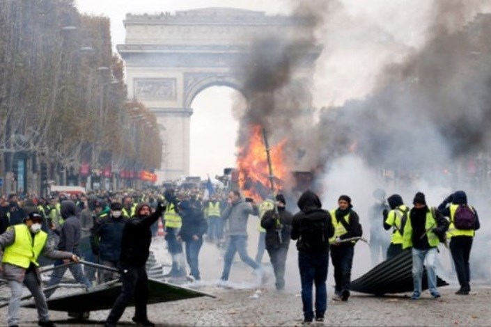 فرانسه یک بار دیگر میدان مانور جلیقه زردها