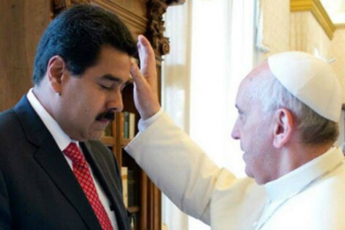 درخواست رئیس جمهور ونزوئلا از پاپ فرانسیس