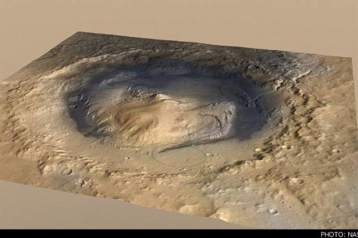 وجود آتشفان در مریخ