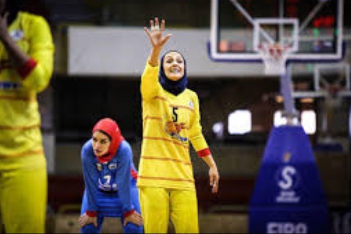 پیروزی ارزشمند تیم بسکتبال بانوان دانشگاه آزاد اسلامی مقابل تیم بهمن