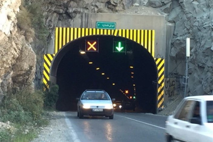 ترافیک در دهانه شمالی تونل کندوان/ جاده های کرمانشاه و خراسان رضوی بارانی است