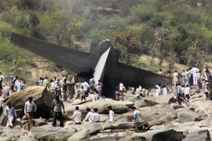 سقوط مجدد یک جنگنده هندی