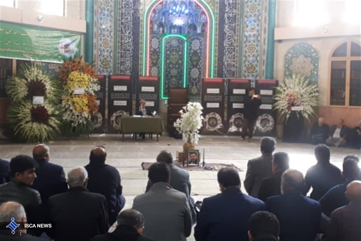  مراسم یادبود وحید فتحی با حضور جمعی از مسئولان دانشگاه آزاد اسلامی برگزار شد