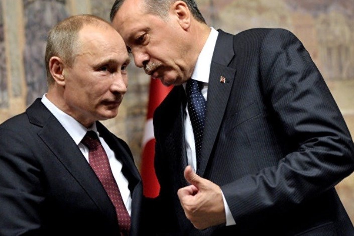 کنفرانس مطبوعاتی اردوغان و پوتین در مسکو