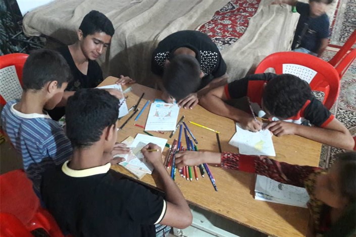 برگزاری جنگ های سرگرمی برای کودکان و نوجوانان سیل زده استان خوزستان