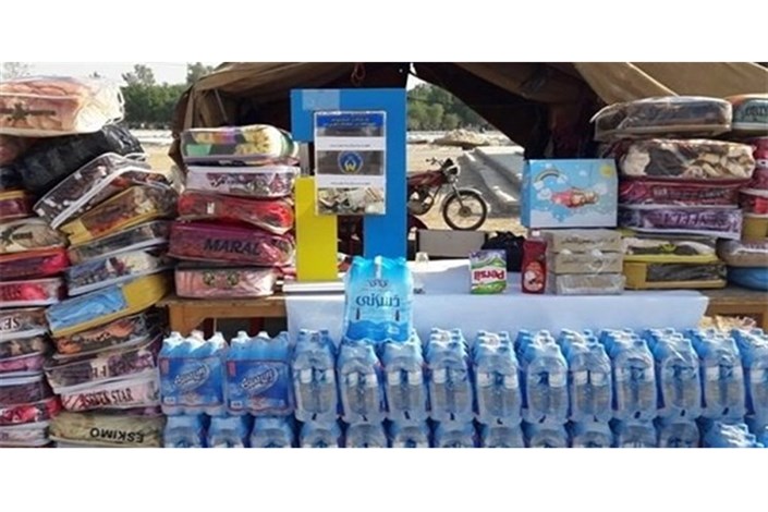 ارسال کمک های مردمی جمع آوری شده به مناطق سیل زده استان گلستان