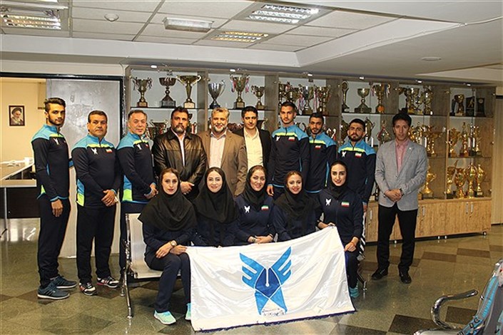 اعزام تیم کاراته دانشگاه آزاد اسلامی به مسابقات قهرمانی دانشجویان آسیا