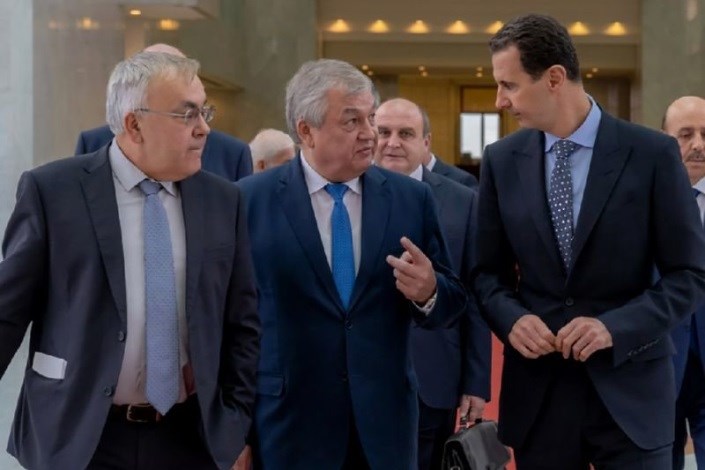 دیدار بشار اسد با نماینده ویژه پوتین در امور سوریه