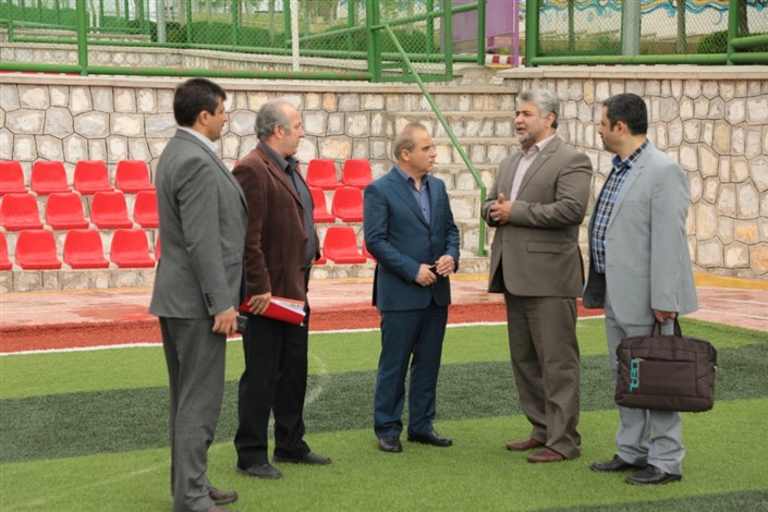 بازدید جوانمرد از اماکن ورزشی واحدهای دانشگاه آزاد اسلامی
