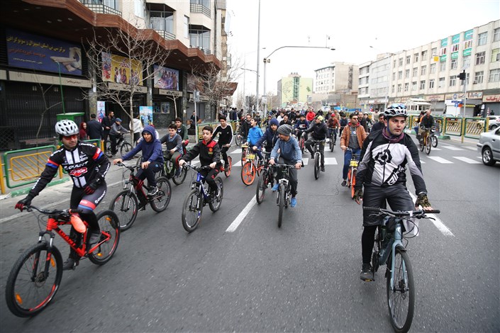 در مسیر سبز رکاب بزنید/ایجاد 2 محور دوچرخه سواری در مرکز تهران 