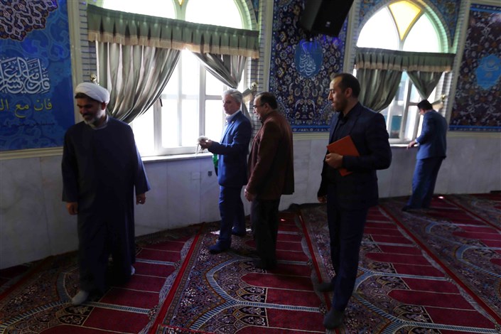 مراسم غبارروبی و عطر افشانی مسجد دانشگاه آزاد واحد اراک