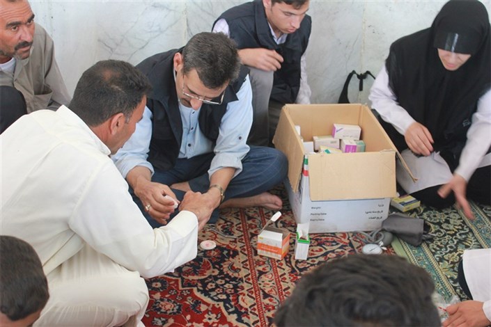 اعزام تیم 26 نفره درمانی و پزشکی به مناطق سیل زده خوزستان