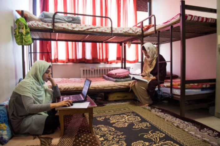 ارائه خدمات خوابگاهی به  دانشجویان مجازی دانشگاه شهید بهشتی در ایام امتحانات 